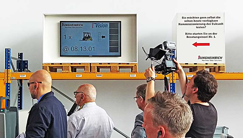 We presented our iVision solution successfully at the CeMAT in Hanover together with Jungheinrich